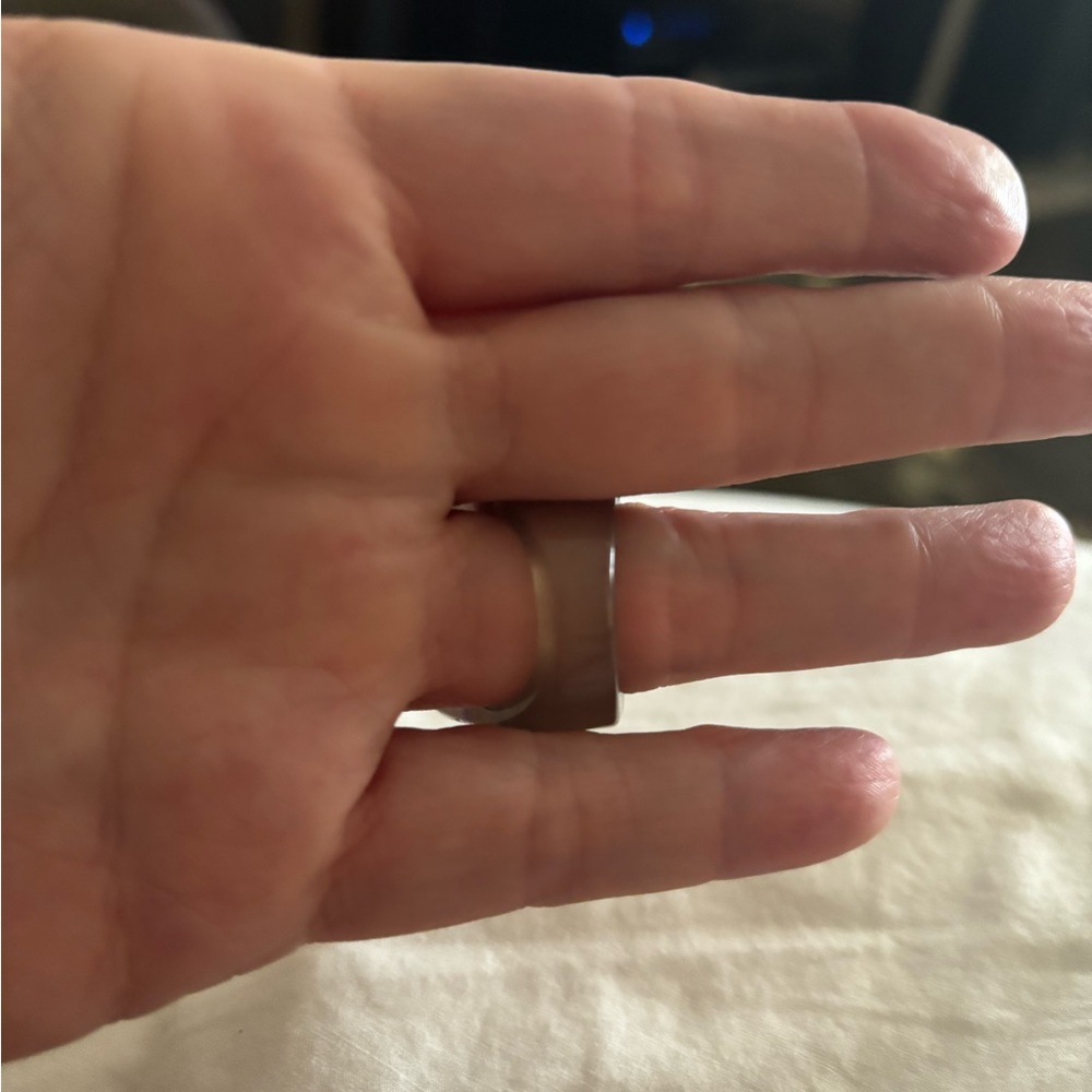 Glittering Square Amethyst Ring - image 2